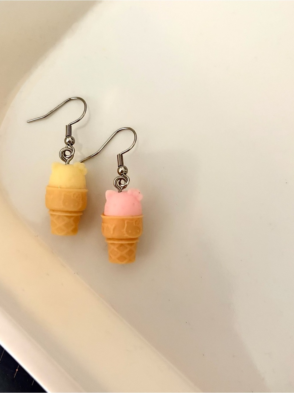 hello kitty ice cream earrings